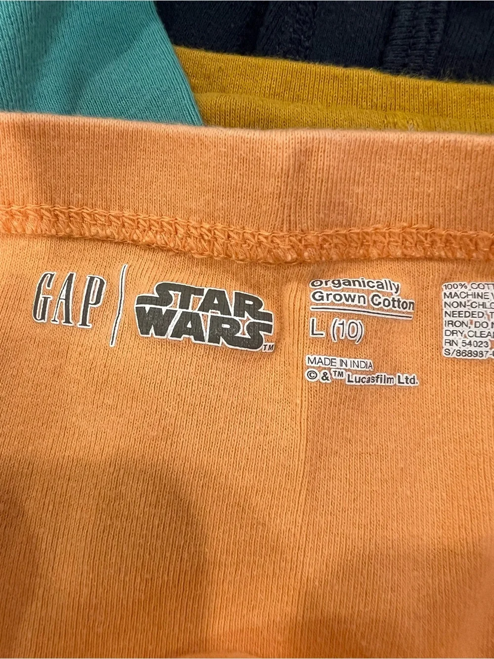 GAP Kids Orange, Teal, Mustard, Gray, Yellow & Navy Knit Boxer Briefs